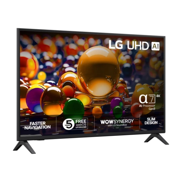 LG UA74 Series 43UA74006LB 43" 4K UHD AI LCD Smart TV