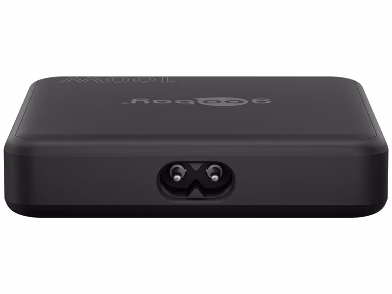 Goobay 4-ports USB GaN Laddare 100W USB-C USB-A Svart