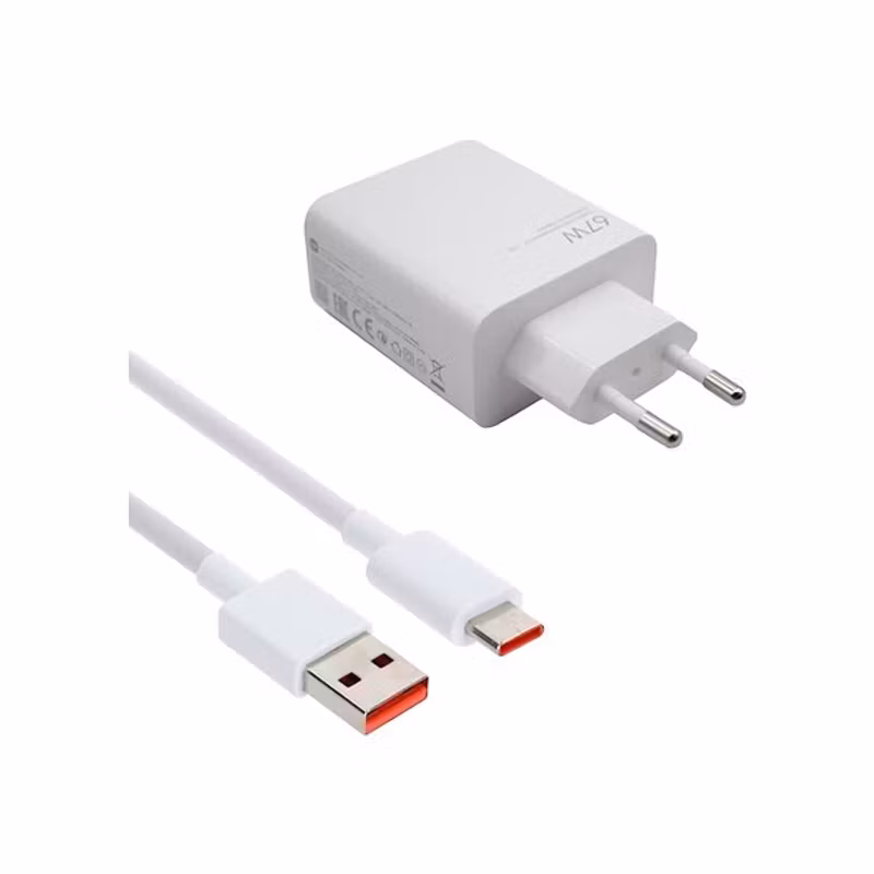 Xiaomi HyperCharge Combo 67W 1xUSB-A Snabbladdare Vit