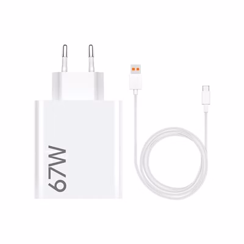 Xiaomi HyperCharge Combo 67W 1xUSB-A Snabbladdare Vit
