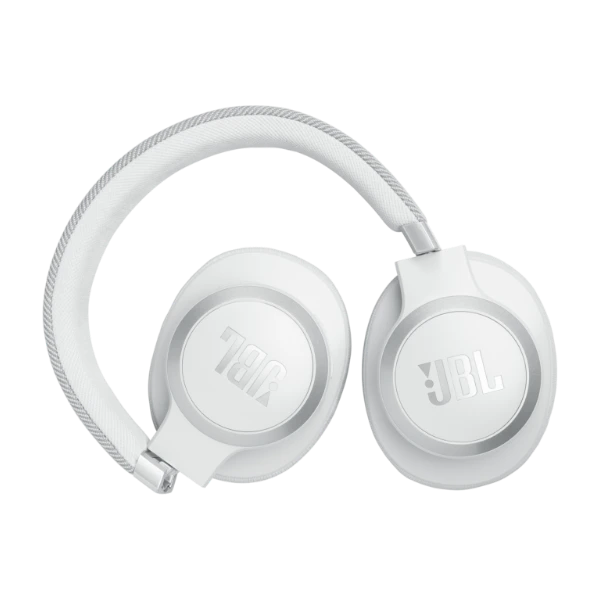 JBL Live 770 trådlösa Over-Ear brusreducerande hörlurar Vit