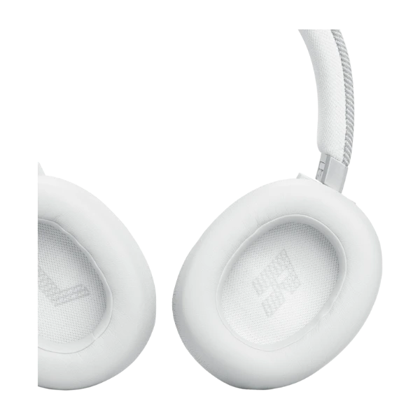 JBL Live 770 trådlösa Over-Ear brusreducerande hörlurar Vit