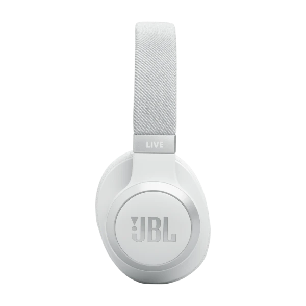 JBL Live 770 trådlösa Over-Ear brusreducerande hörlurar Vit
