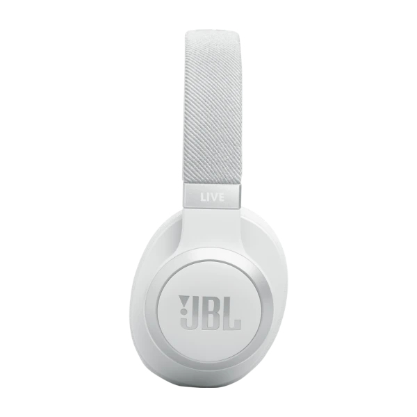 JBL Live 770 trådlösa Over-Ear brusreducerande hörlurar Vit