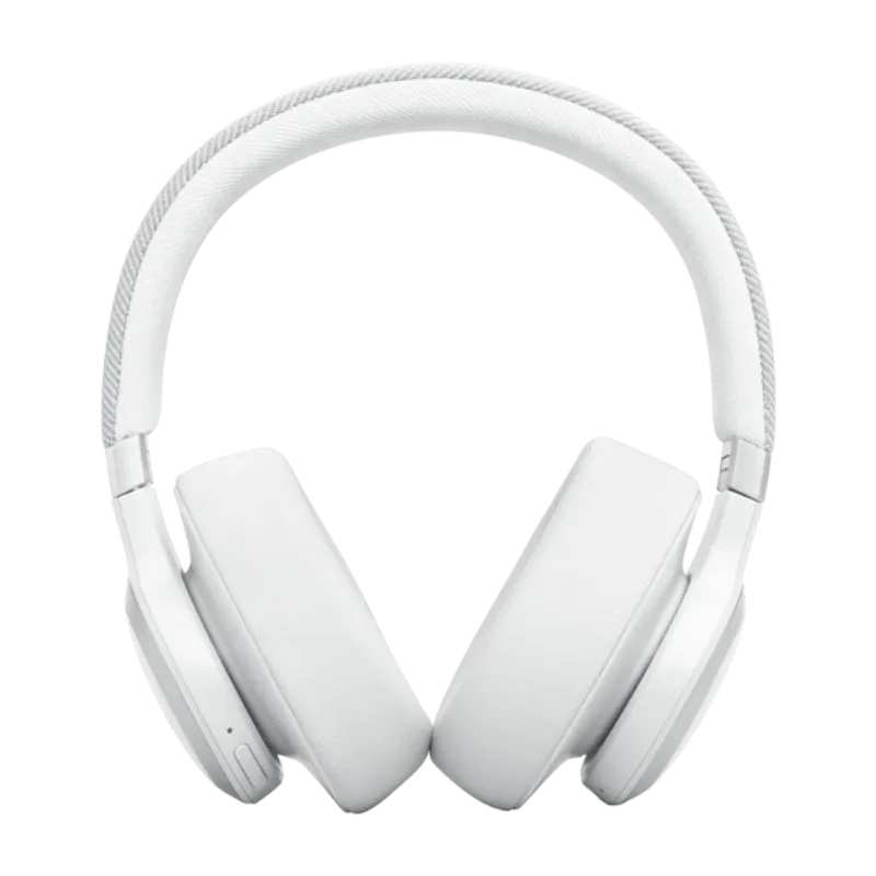 JBL Live 770 trådlösa Over-Ear brusreducerande hörlurar Vit