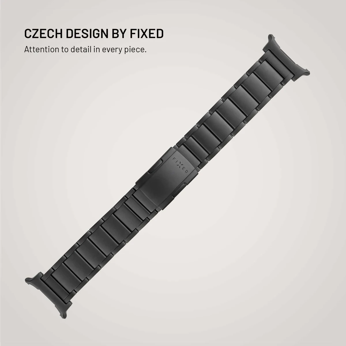 FIXED Titanarmband för Samsung Galaxy Watch Ultra Svart