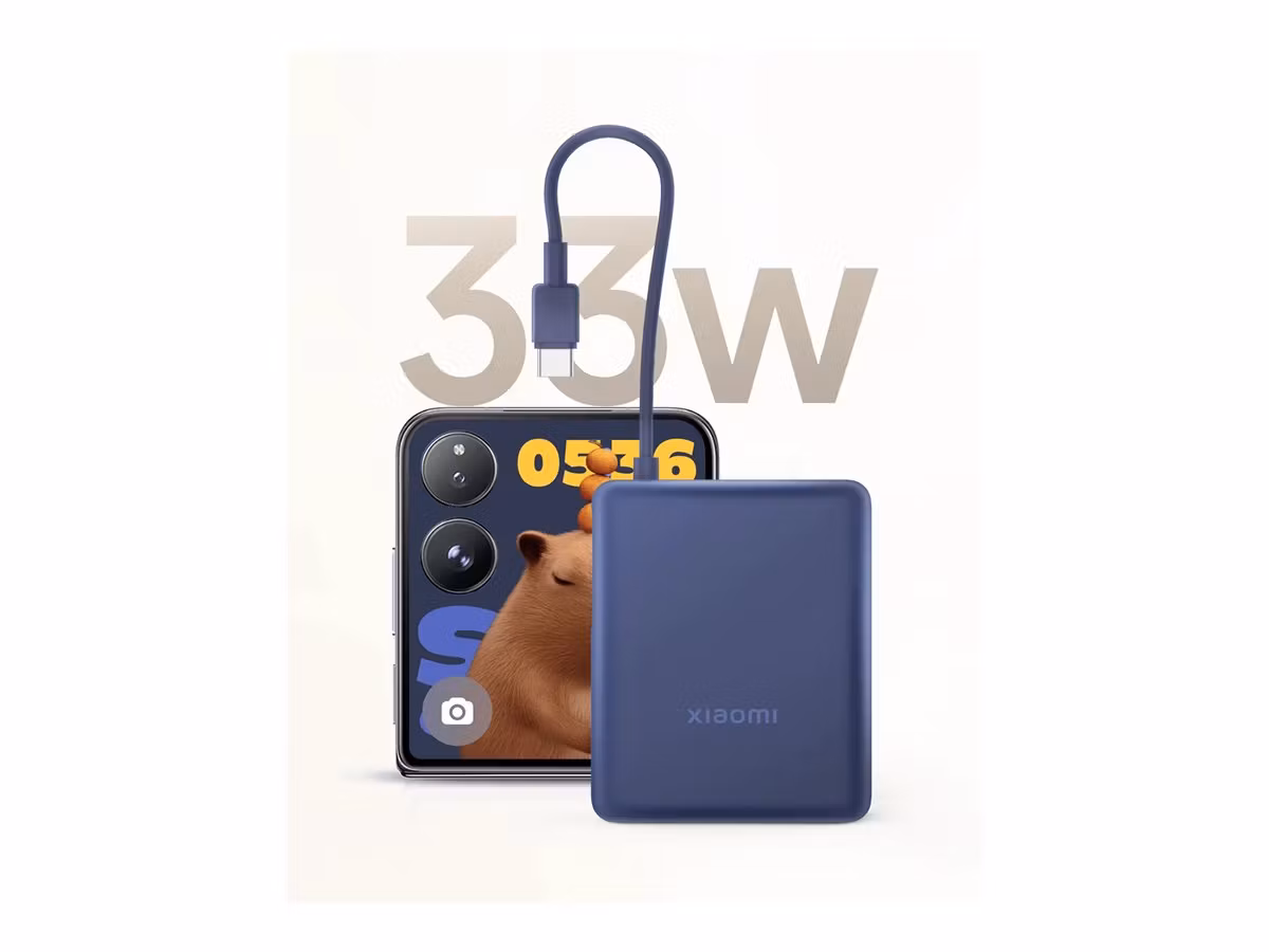 Xiaomi Powerbank 10000mAh 33Watt 1xUSB-A 2.0 1xUSB-C Blå