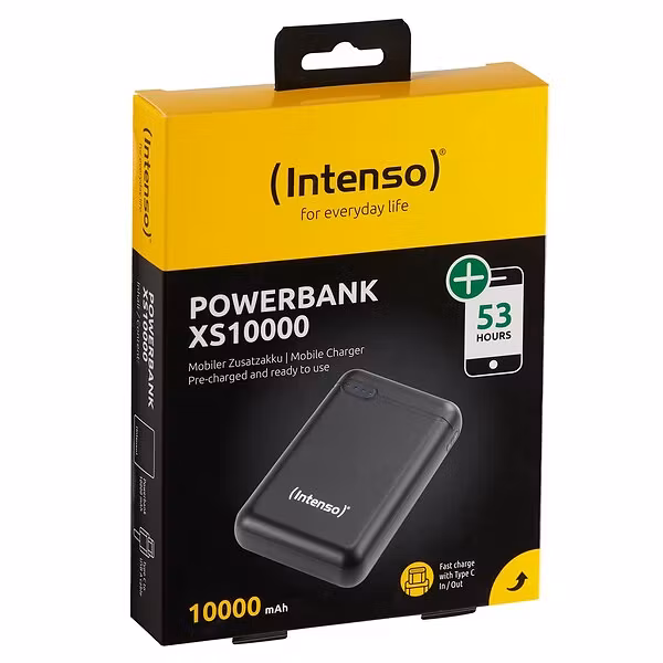 Intenso XS10000 Powerbank 10000mAh 1xUSB-A 1xUSB-C Blå