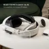 FIXED VR POWER 6.000mAh Huvudband med reservström för Meta Quest 3/3S Vit