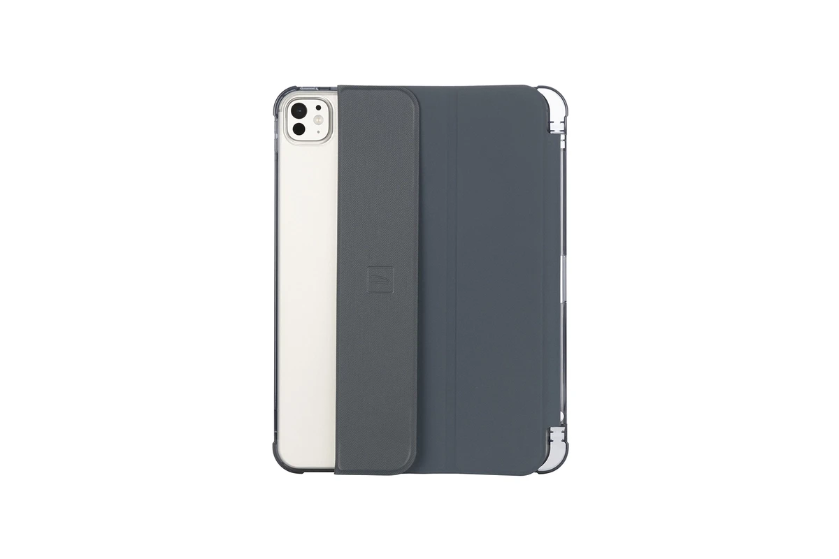 Tucano Satin Folio fodral iPad Pro 11" M4/M5 2024-2025 Mörkblå/Transparent
