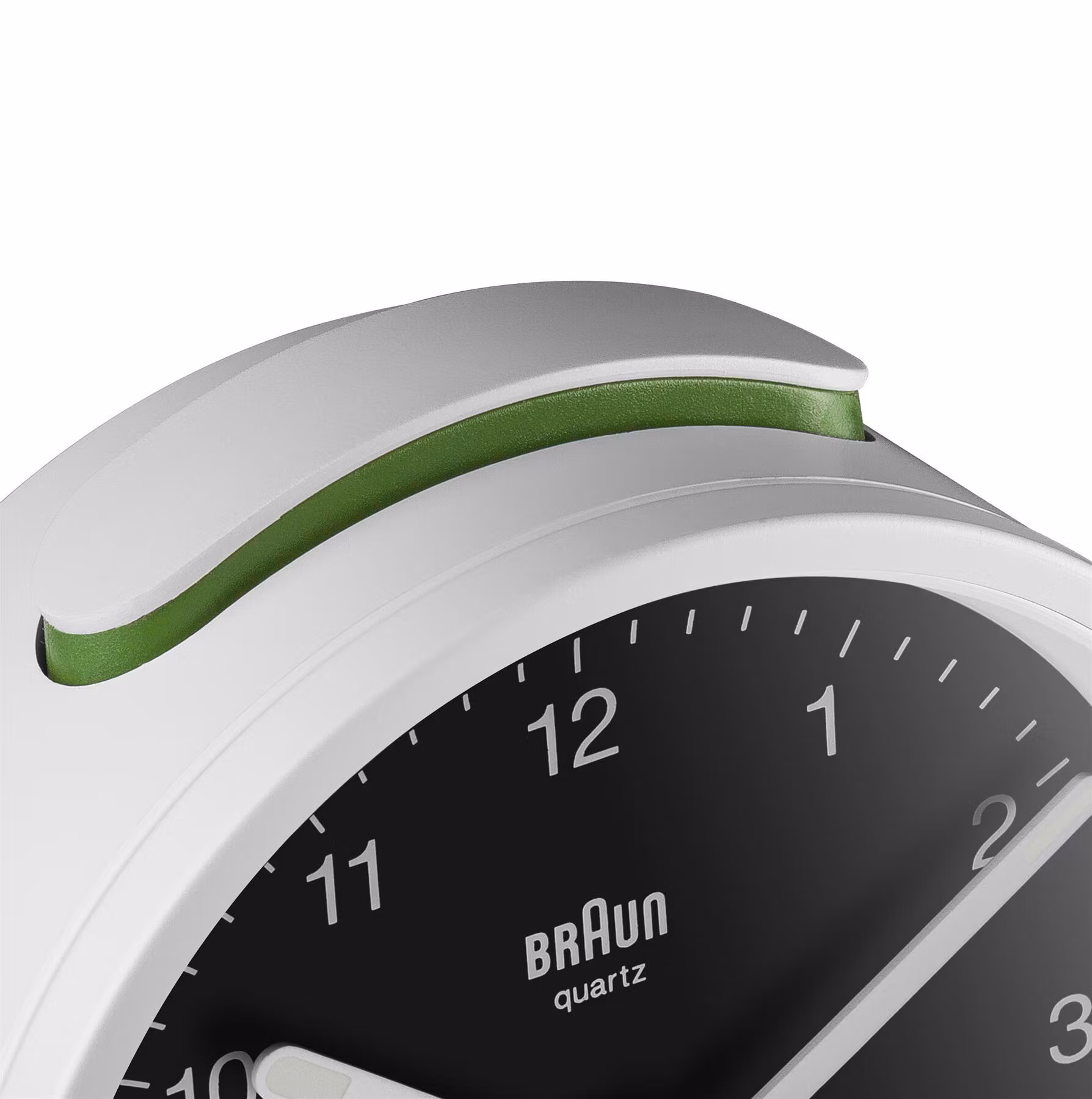 Braun BC12WB Quartz väckarklocka svart/vit