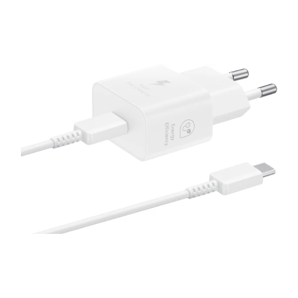 Samsung snabbladdare USB-C 25W PD 3.0 1 M Vit
