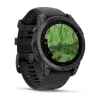 Garmin fēnix E 47 mm GPS-smartwatch Grå med Svart Silikonarmband