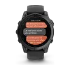 Garmin fēnix E 47 mm GPS-smartwatch Grå med Svart Silikonarmband