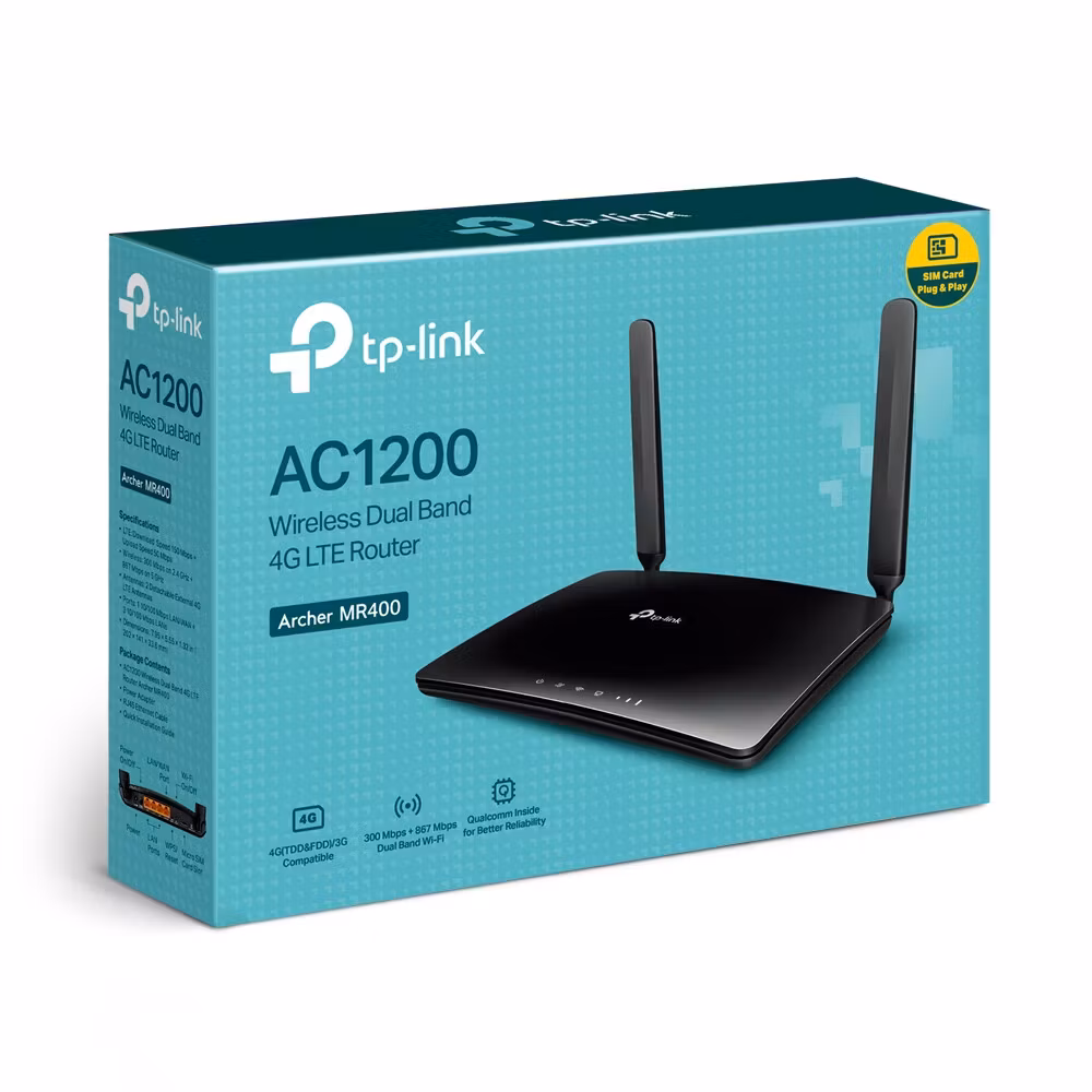 TP-Link Archer AC1200 Wireless Dual Band 4G LTE Router