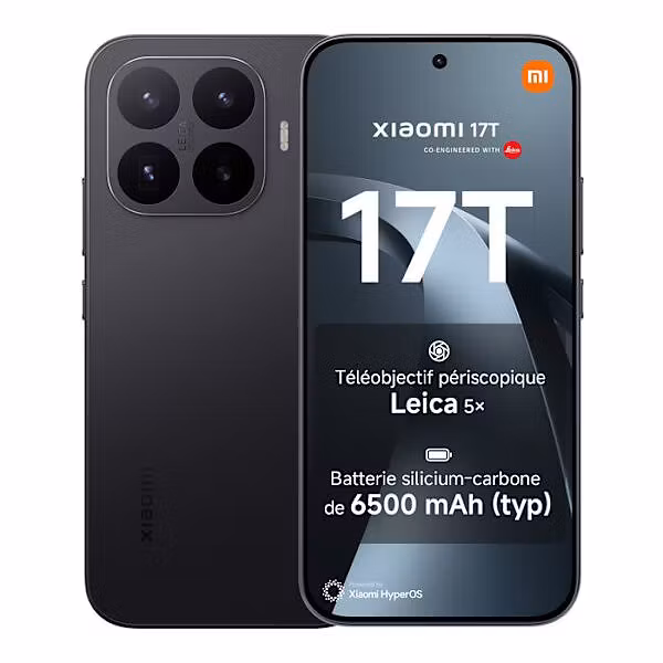 Xiaomi 17T 6.59" 5G 12GB 512GB Svart