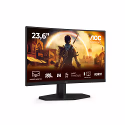 AOC G4 C24G42E datorskärm 59,9 cm (23,6") 1920 x 1080 pixlar Full HD LED svart/röd
