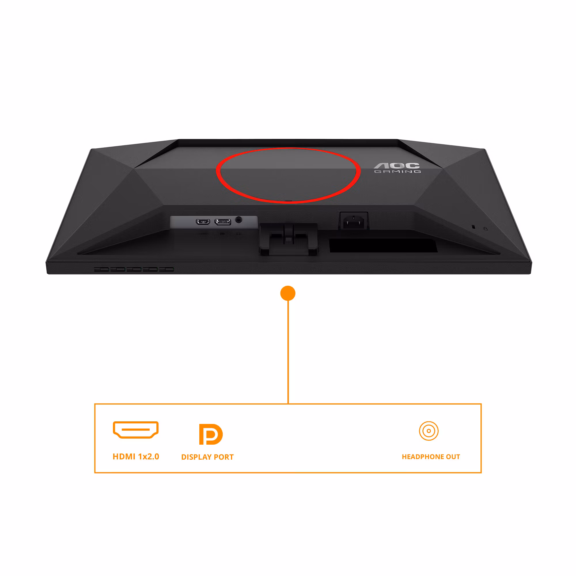 AOC G4 Q24G4RE datorskärm 60,5 cm (23,8") 2560 x 1440 pixlar Quad HD LED svart/röd