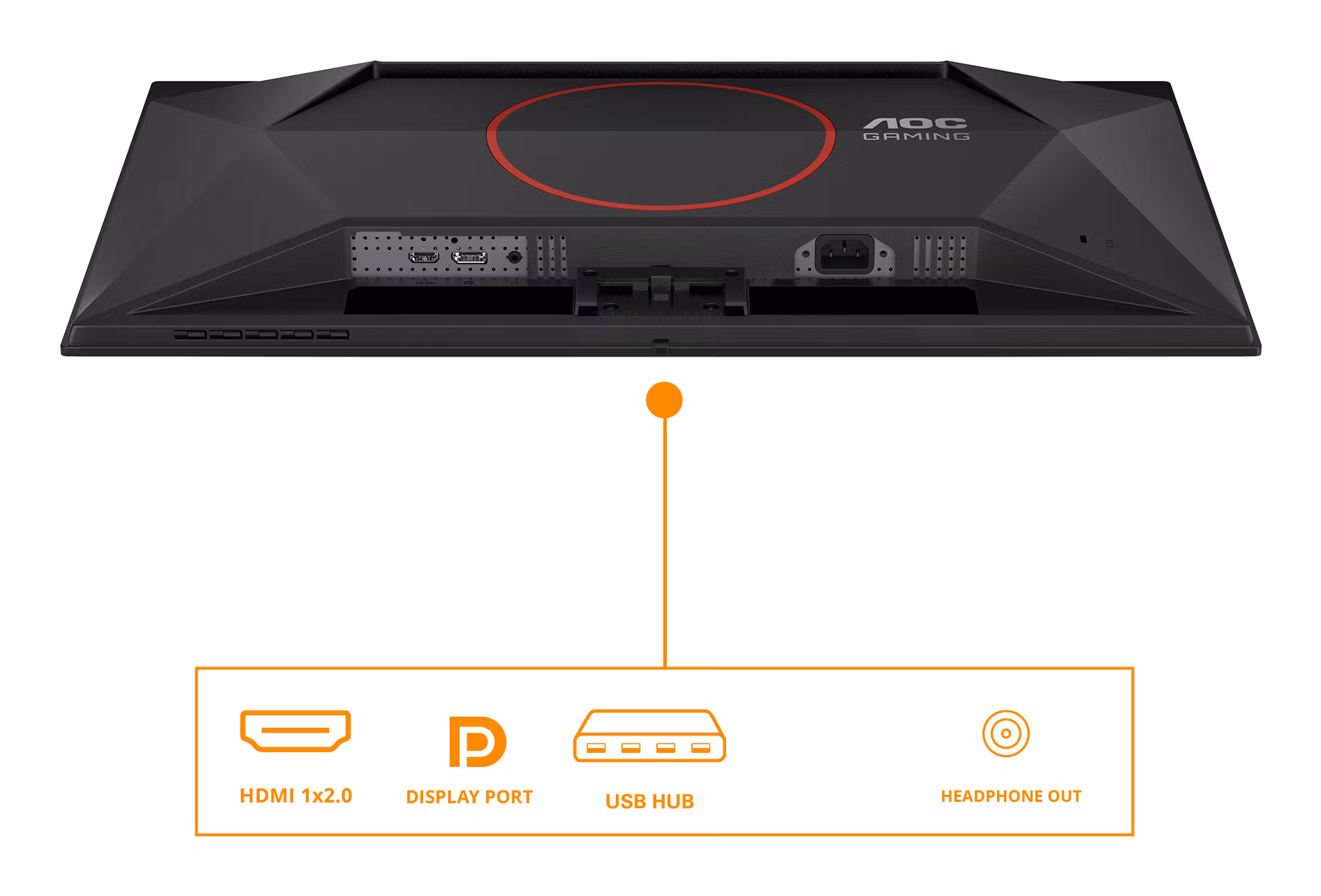 AOC G4 Q27G41ZDF bildskärm 67,3 cm (26,5") 2560 x 1440 pixlar Quad HD QD-OLED svart/röd