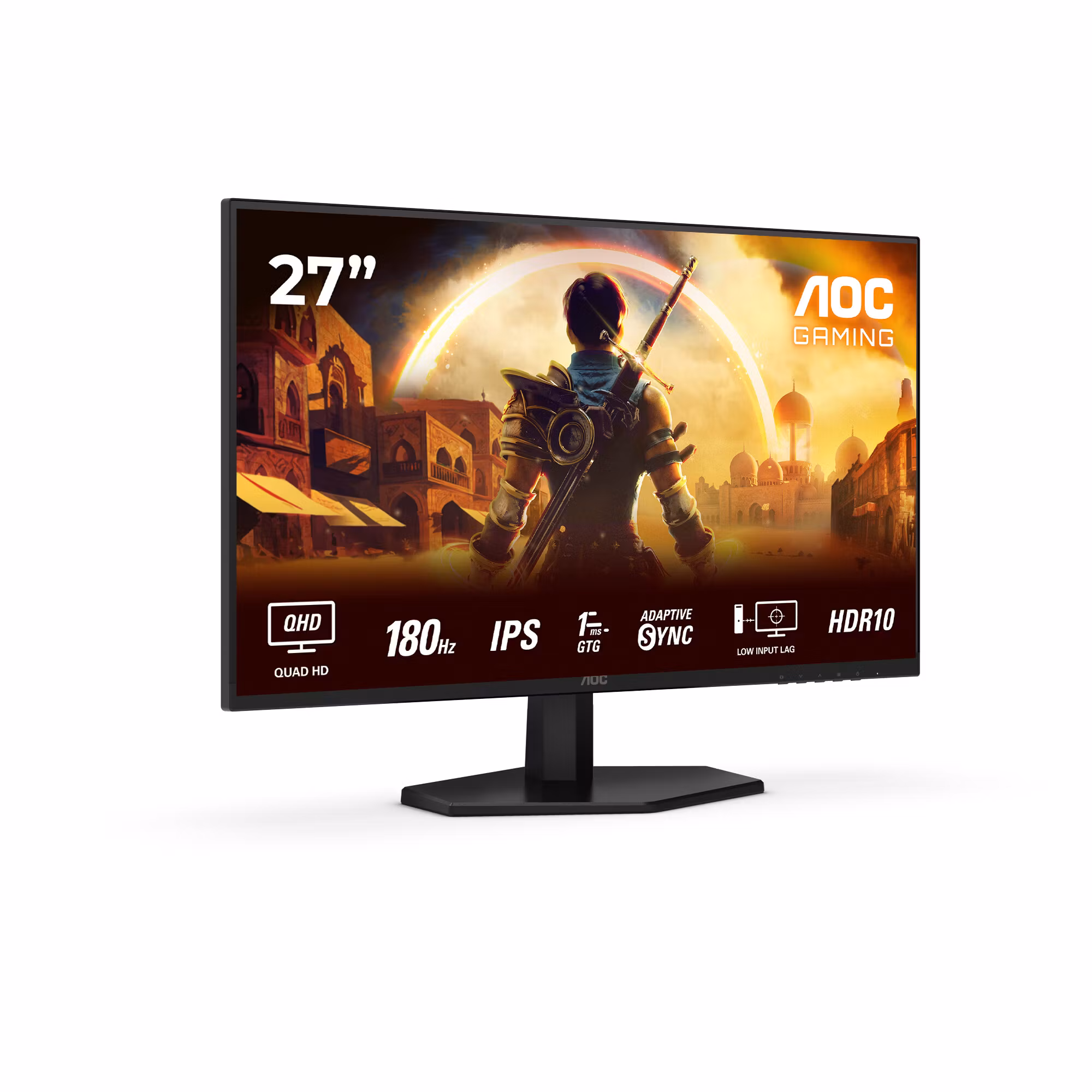 AOC G4 Q27G42XE bildskärm 68,6 cm (27") 2560 x 1440 pixlar Quad HD svart/röd