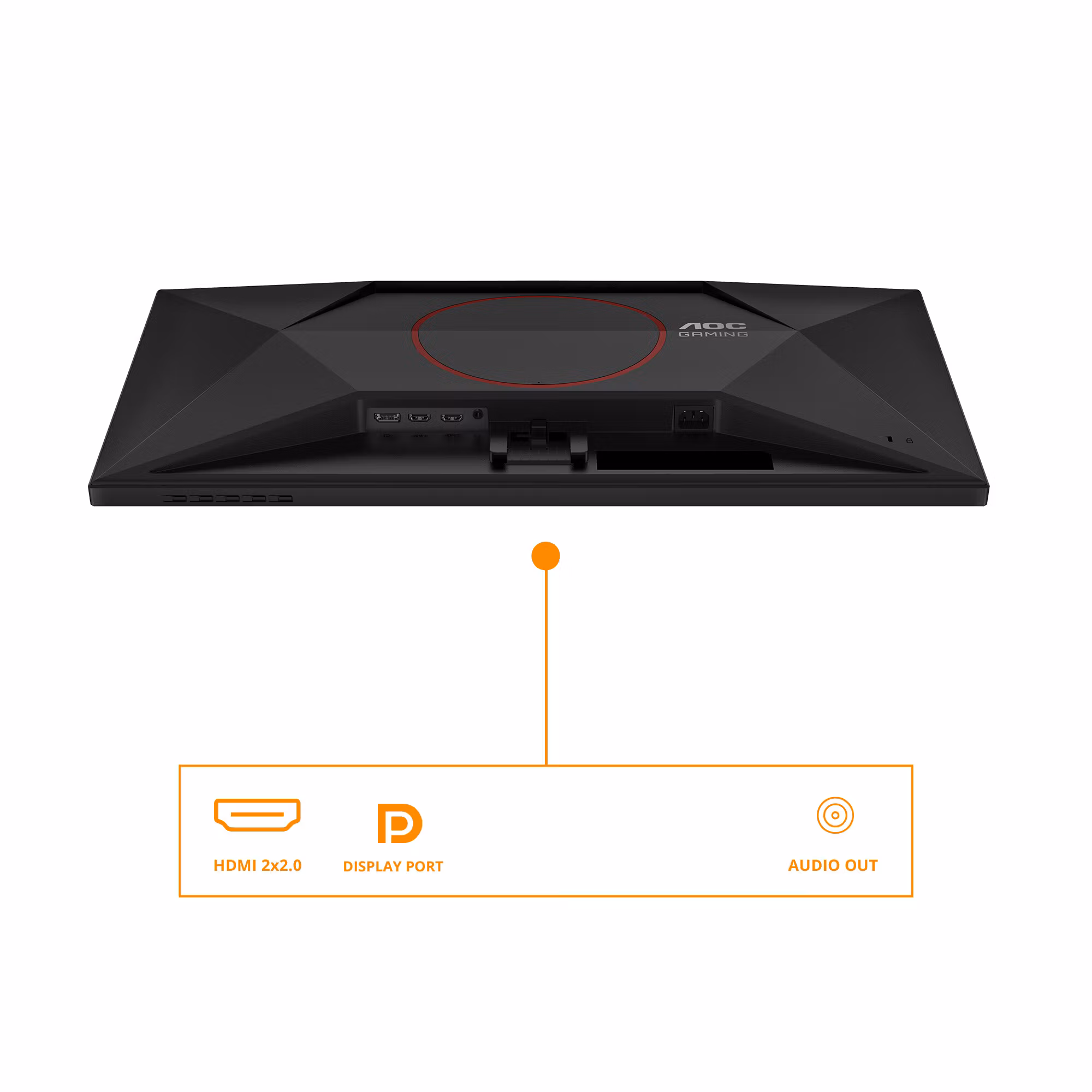 AOC G4 Q27G42XE bildskärm 68,6 cm (27") 2560 x 1440 pixlar Quad HD svart/röd