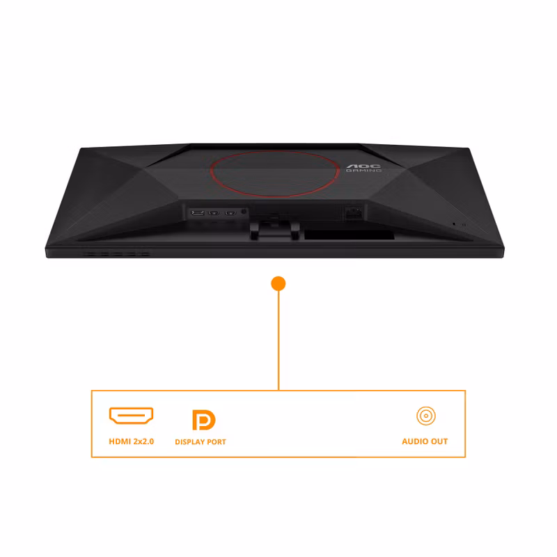 AOC G4 Q27G42XE bildskärm 68,6 cm (27") 2560 x 1440 pixlar Quad HD svart/röd