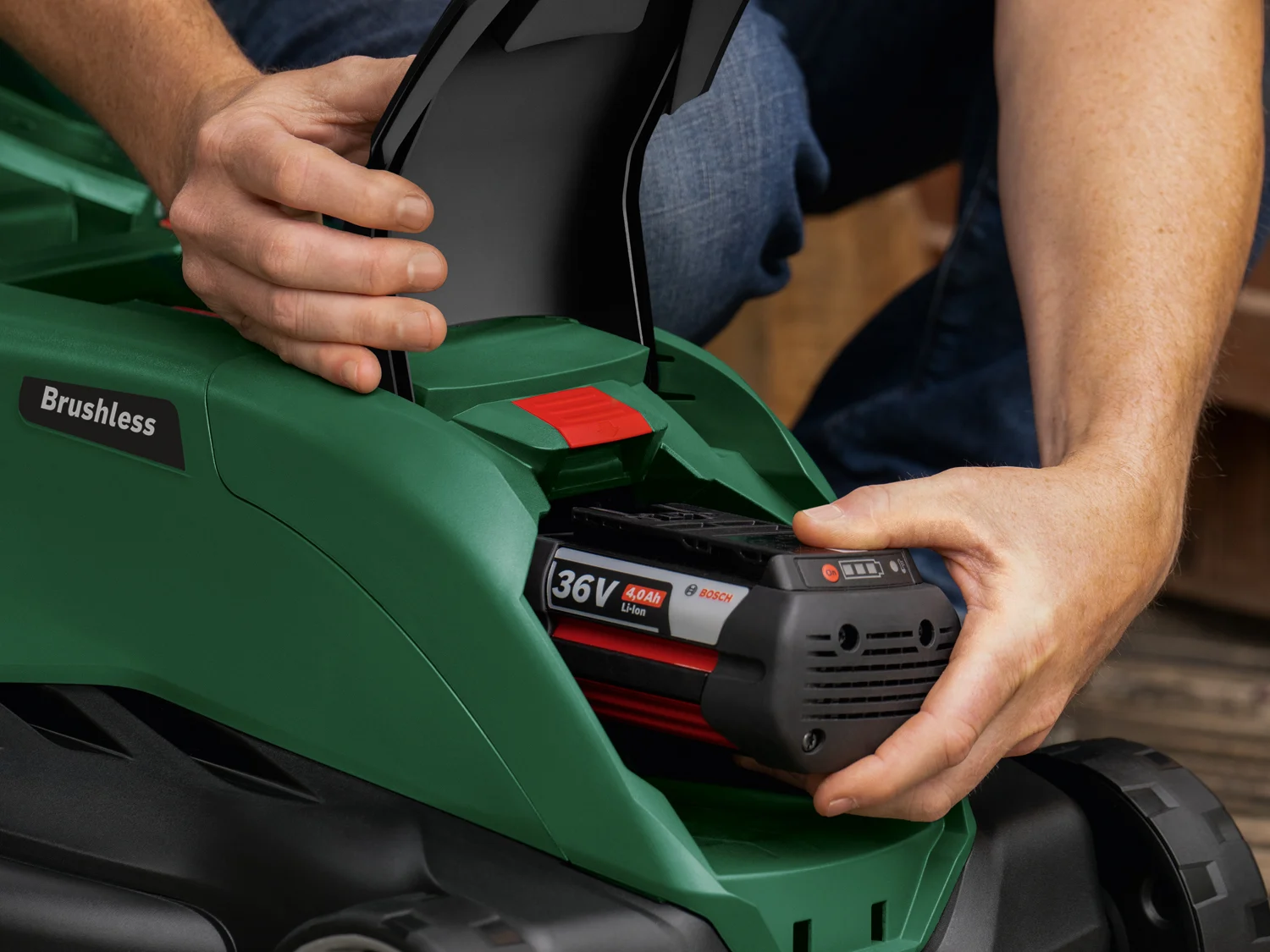 Bosch Rotak 36v-44-750 Elektrisk Gräsklippare