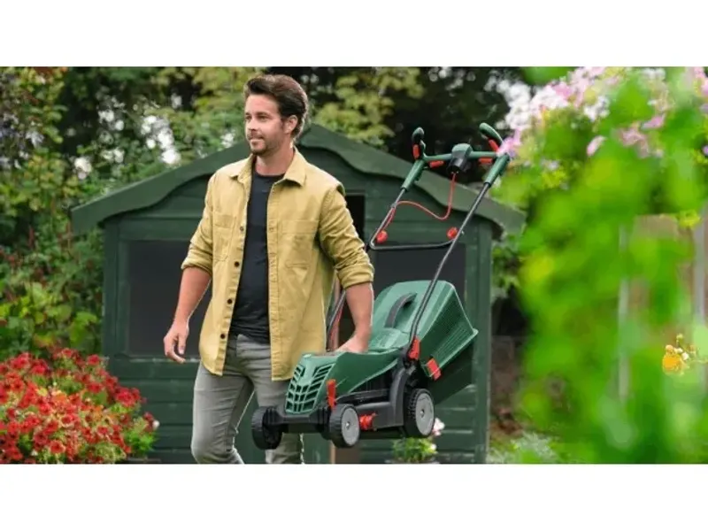 Bosch Rotak 34-405 Elektrisk Gräsklippare Klippbredd 34 cm