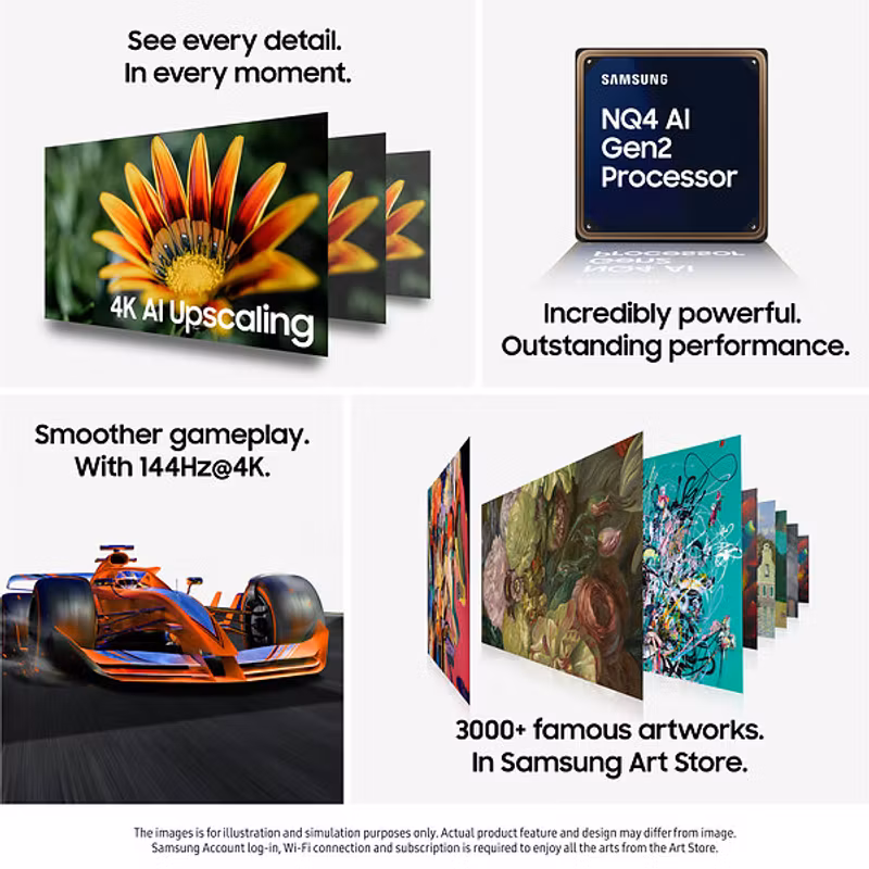 Samsung TQ55QN70FAU 55" 4K UHD Neo QLED Quantum Mini LED Smart TV