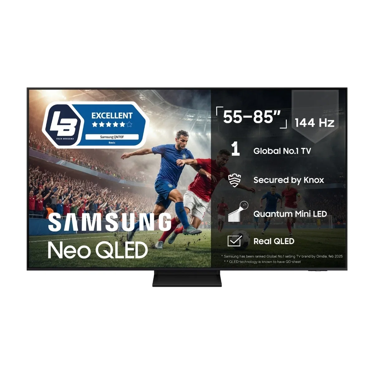 Samsung TQ55QN70FAU 55" 4K UHD Neo QLED Quantum Mini LED Smart TV