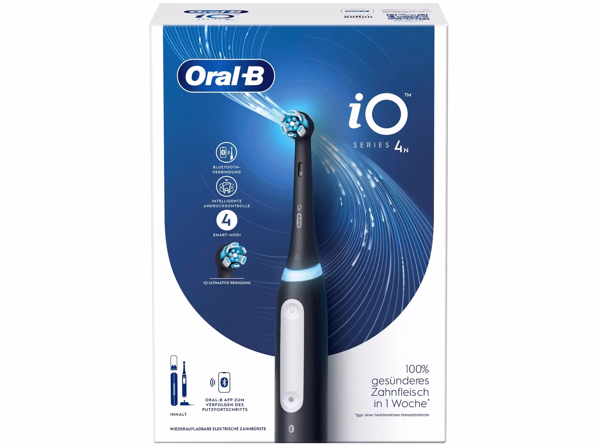 Oral-B Eltandborste iO4 Matt Svart