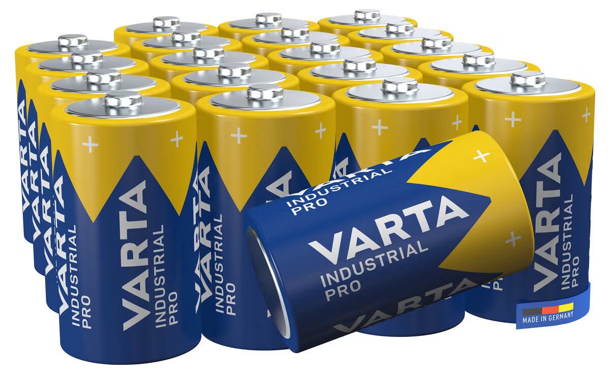 Varta Industrial D-type Standardbatteri 17000mAh 20-pack
