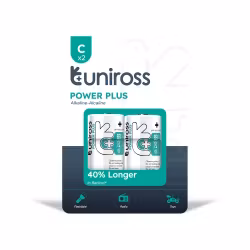 Uniross Power Plus C / LR14 Standardbatterier 7000mAh 2-pack