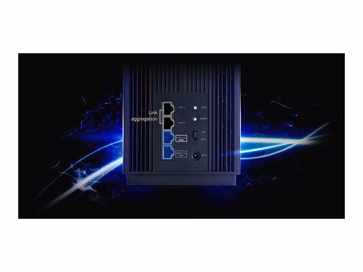 ASUS ZenWiFi Pro ET12 AXE11000 Router 2-pack Svart