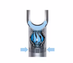 Dyson Cool AM07 Golvstående Pelarfläkt Vit/Silver