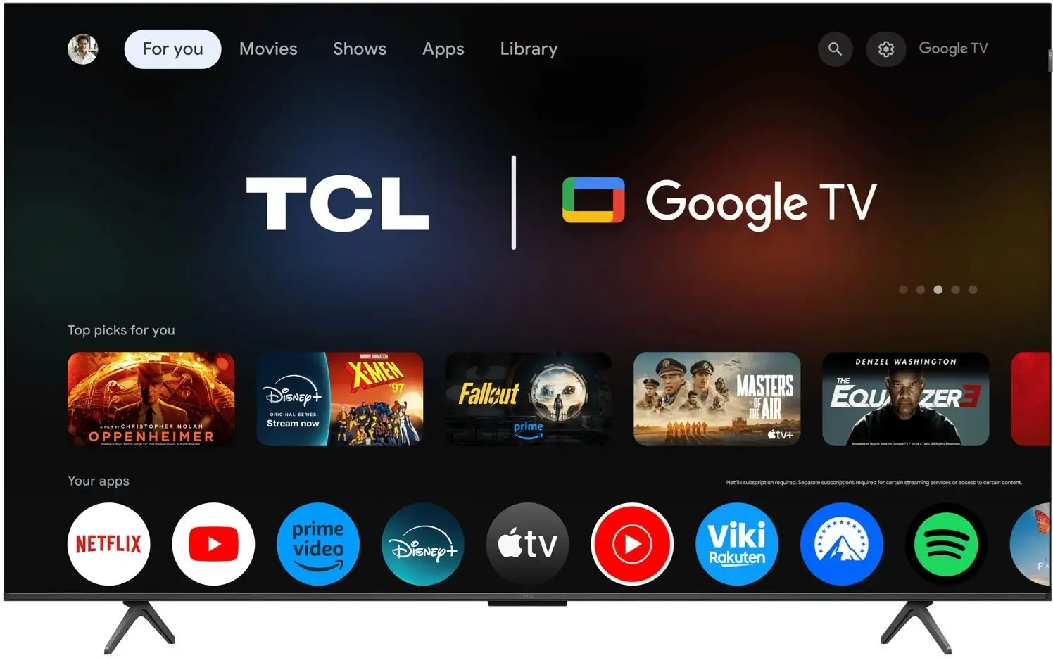 TCL 55T8C 55" 4K Ultra HD Smart TV Wi-Fi QLED Google TV