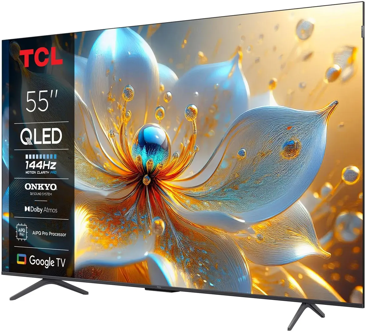 TCL 55T8C 55" 4K Ultra HD Smart TV Wi-Fi QLED Google TV