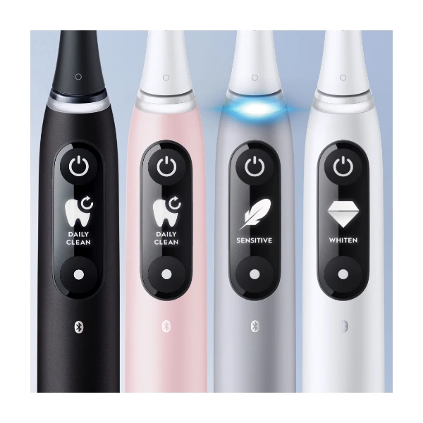 Oral-B iO6 Duo pack 2-pack Eltandborste Black Lava & Pink sand