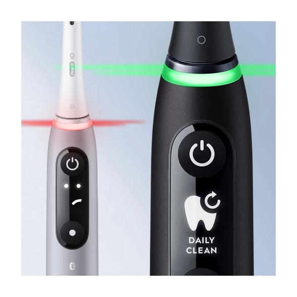 Oral-B iO6 Duo pack 2-pack Eltandborste Black Lava & Pink sand