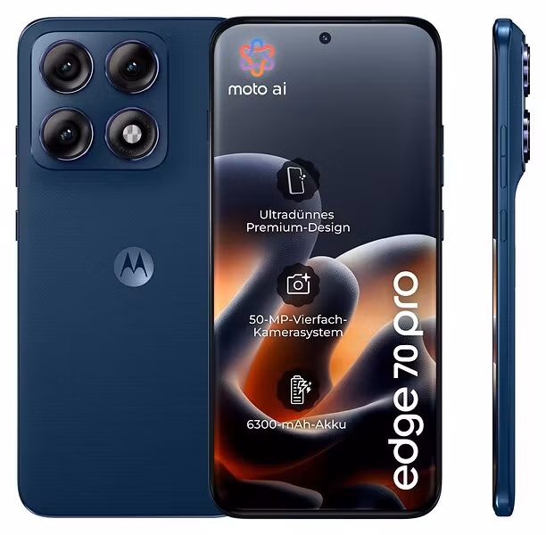 Motorola edge 70 pro 6.78" 5G 8GB 256GB Blå