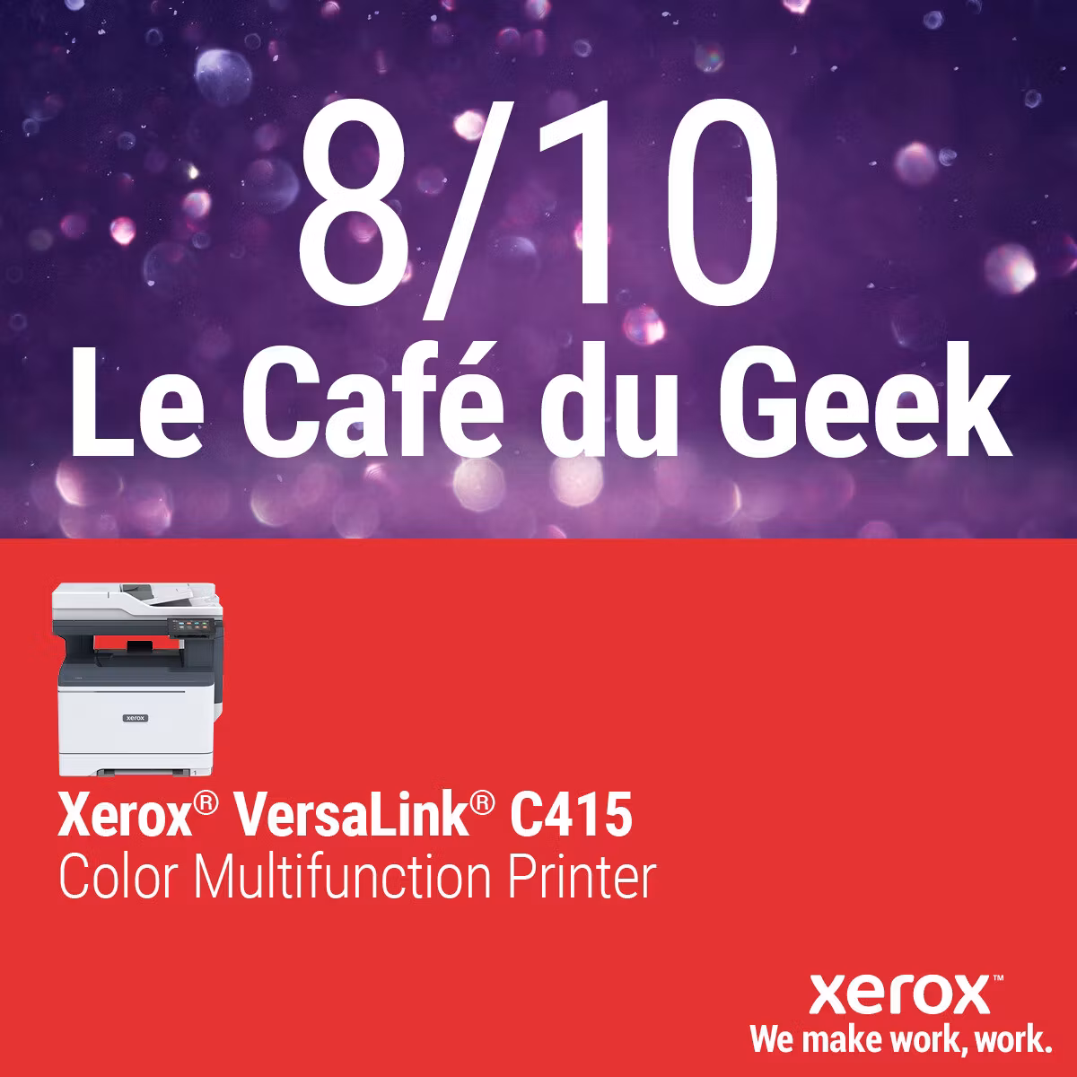 Xerox VersaLink C415 A4 40 sid/min Duplex Kopiering/Utskrift/Skanning/Fax PS3 PCL5e/6 2 fack 251 ark
