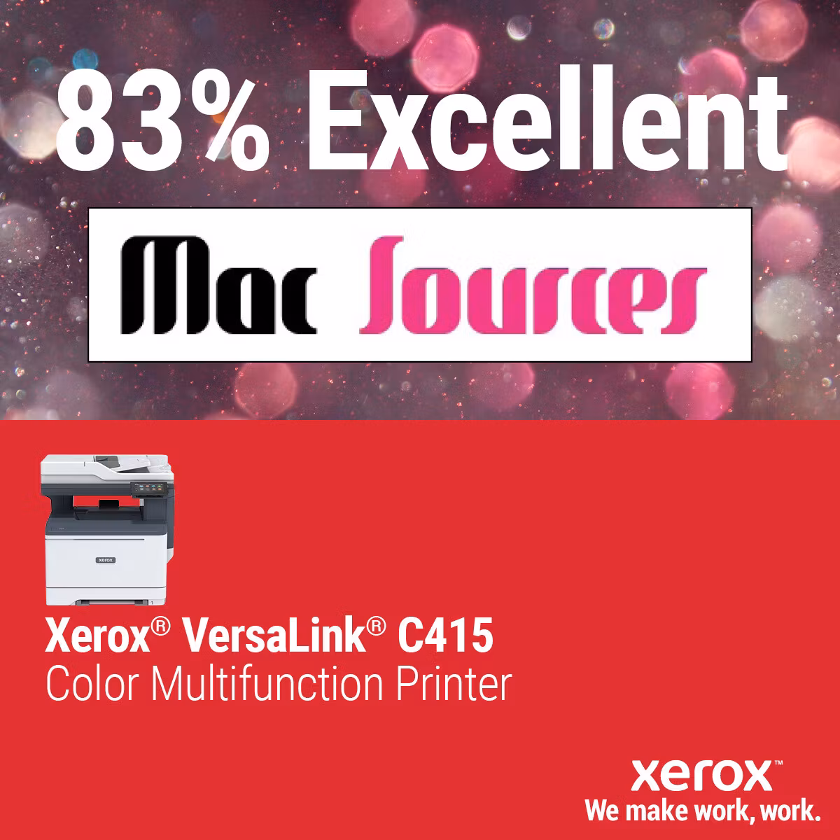 Xerox VersaLink C415 A4 40 sid/min Duplex Kopiering/Utskrift/Skanning/Fax PS3 PCL5e/6 2 fack 251 ark