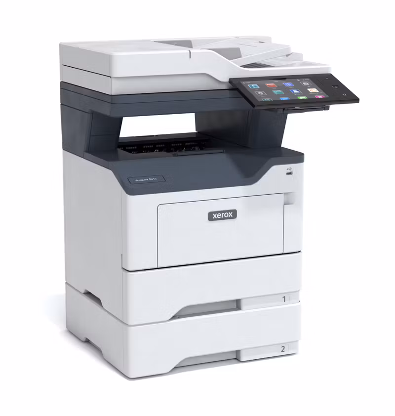 Xerox VersaLink B415 A4 47 sid/min Duplex Kopiering/Utskrift/Skanning/Fax PS3 PCL5e/6 2 fack totalt 650 ark