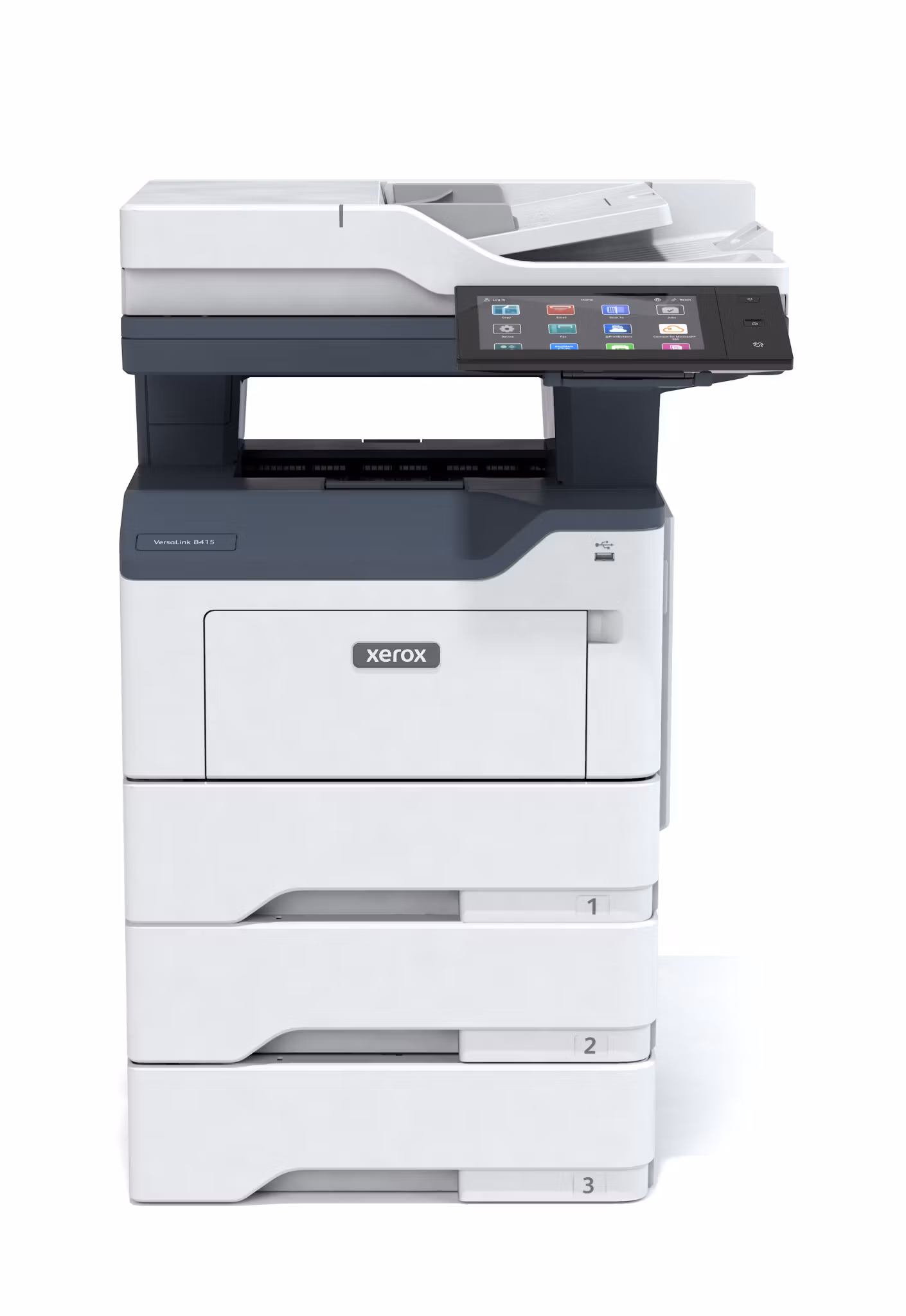 Xerox VersaLink B415 A4 47 sid/min Duplex Kopiering/Utskrift/Skanning/Fax PS3 PCL5e/6 2 fack totalt 650 ark