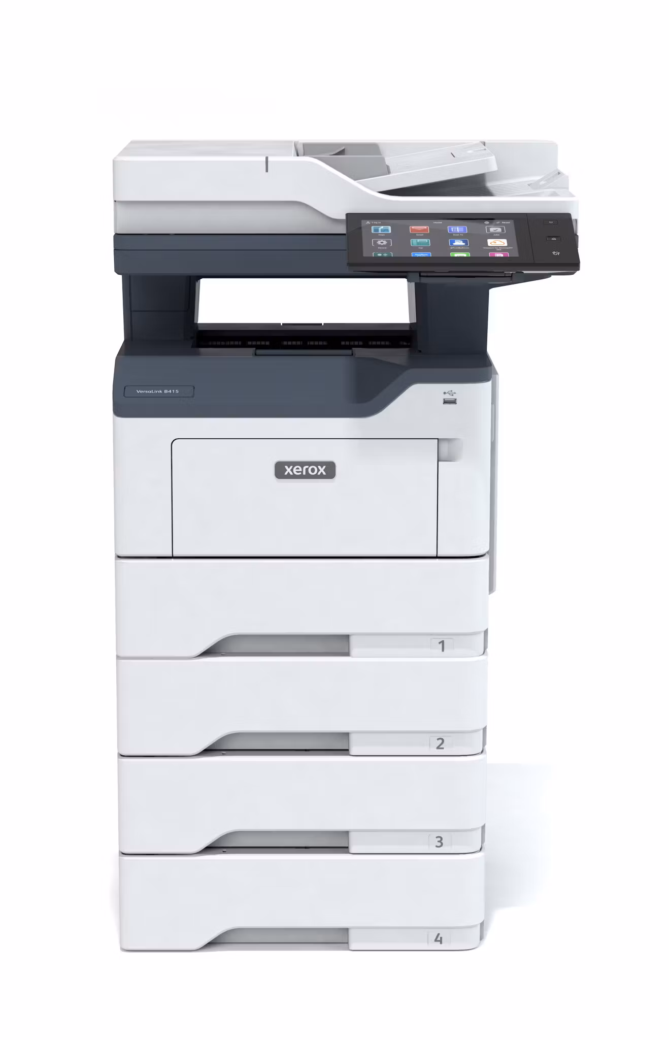 Xerox VersaLink B415 A4 47 sid/min Duplex Kopiering/Utskrift/Skanning/Fax PS3 PCL5e/6 2 fack totalt 650 ark