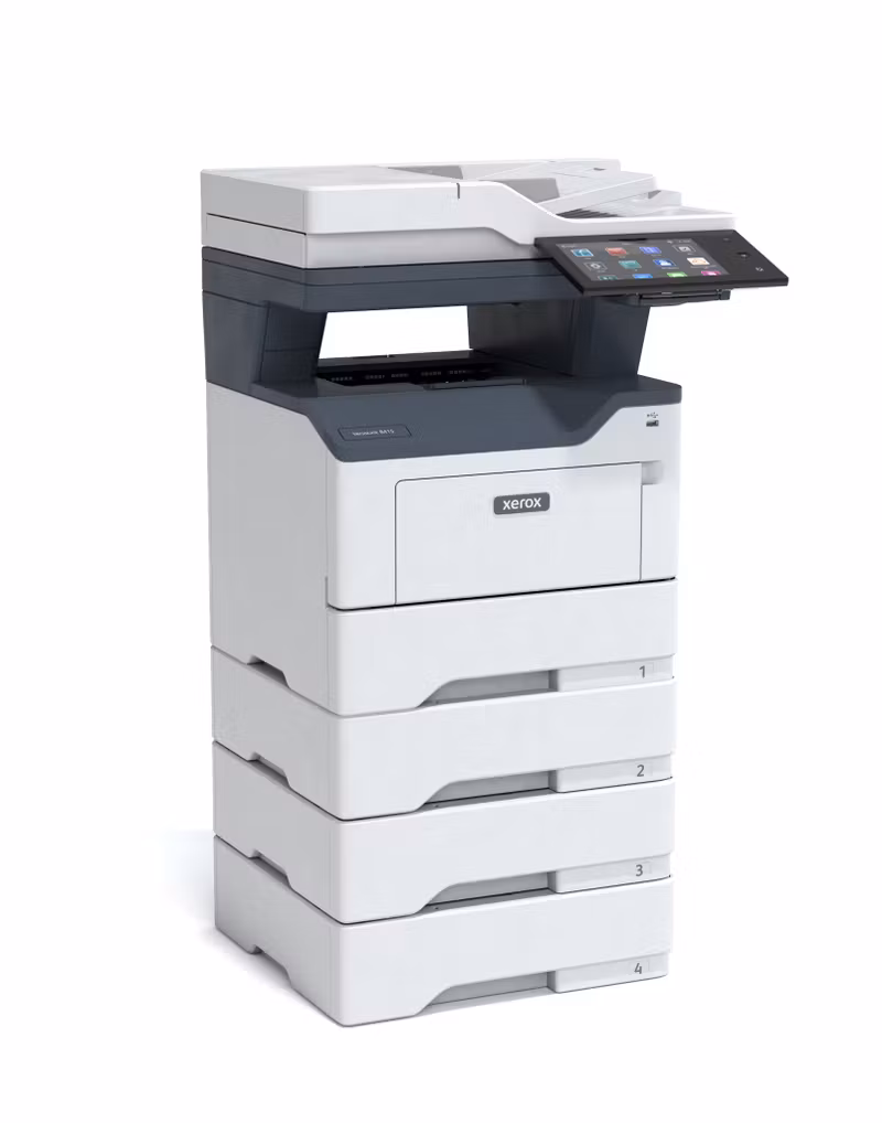 Xerox VersaLink B415 A4 47 sid/min Duplex Kopiering/Utskrift/Skanning/Fax PS3 PCL5e/6 2 fack totalt 650 ark