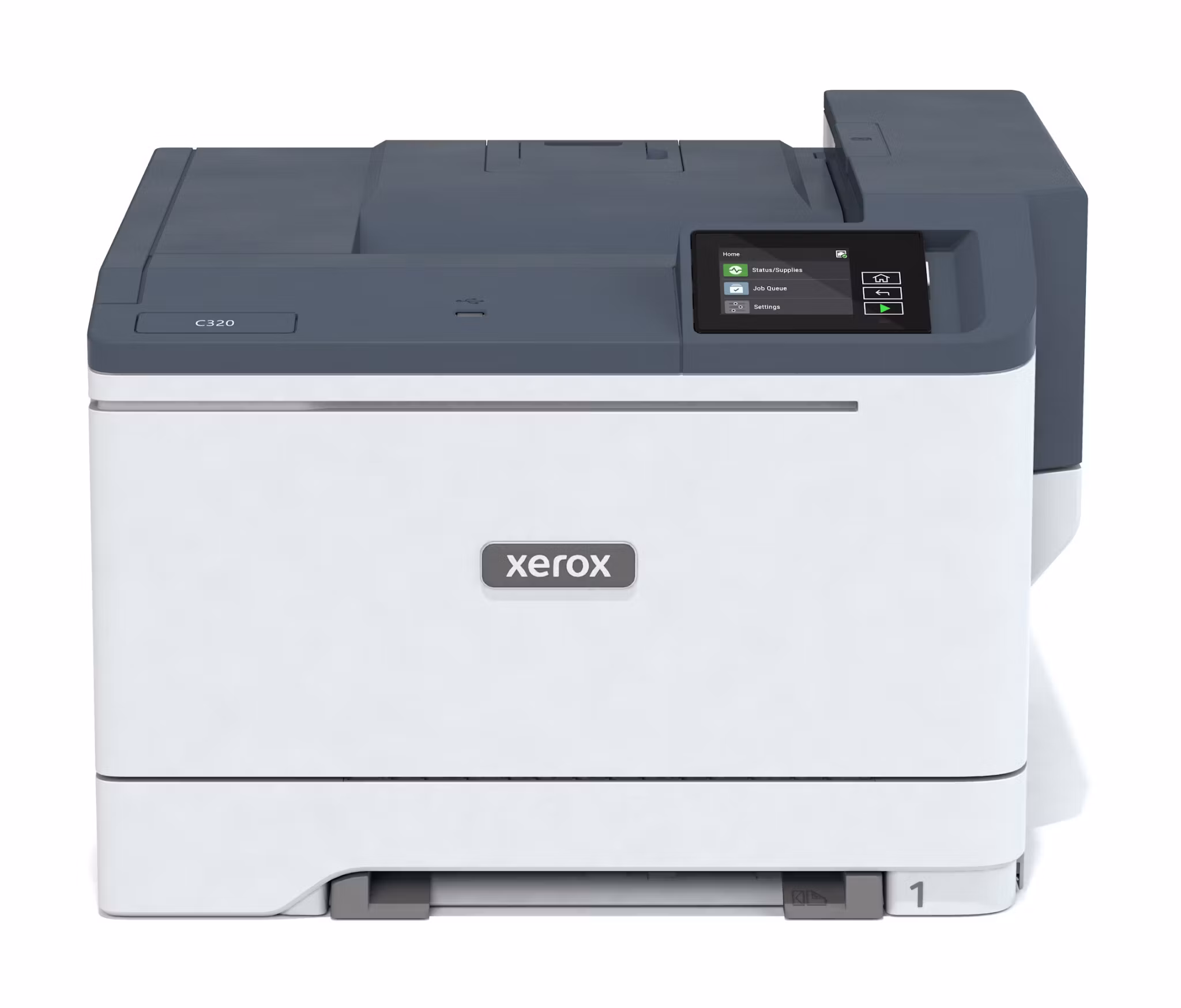Xerox C320 A4 33 sid/min trådlös duplexskrivare PS3 PCL5e/6 2 fack totalt 251 ark