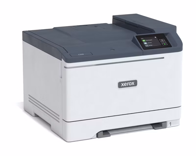 Xerox C320 A4 33 sid/min trådlös duplexskrivare PS3 PCL5e/6 2 fack totalt 251 ark