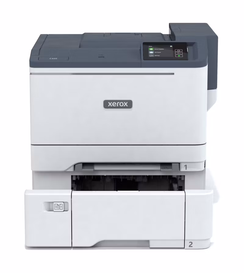 Xerox C320 A4 33 sid/min trådlös duplexskrivare PS3 PCL5e/6 2 fack totalt 251 ark