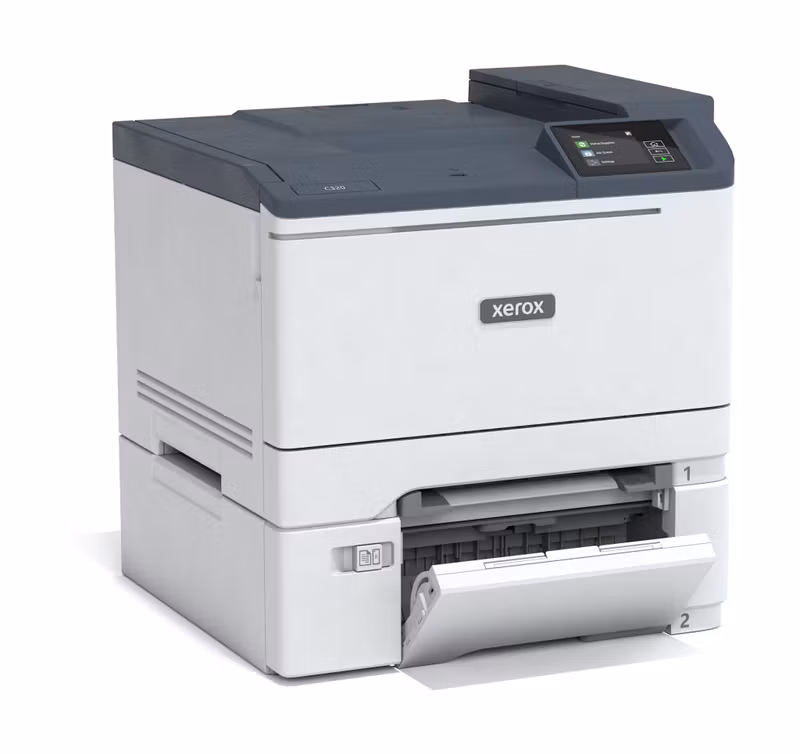 Xerox C320 A4 33 sid/min trådlös duplexskrivare PS3 PCL5e/6 2 fack totalt 251 ark